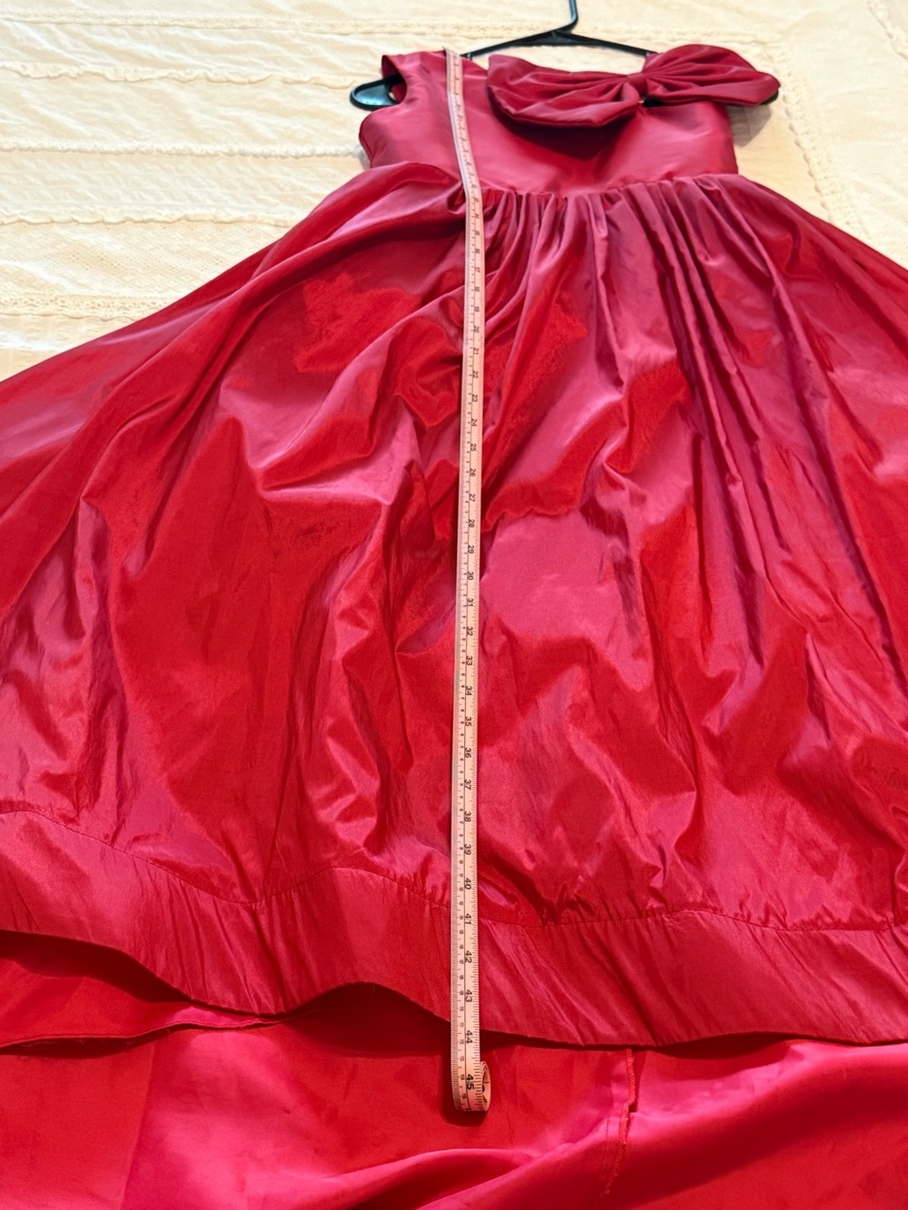 Girls' Party Dress Solid Red Color Sleeveless Performance Wedding - Picture 6 of 12